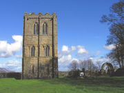 Cambuskenneth Abbey, built around 1140, derived much of its importance from  its proximity to sometime-capital Stirling